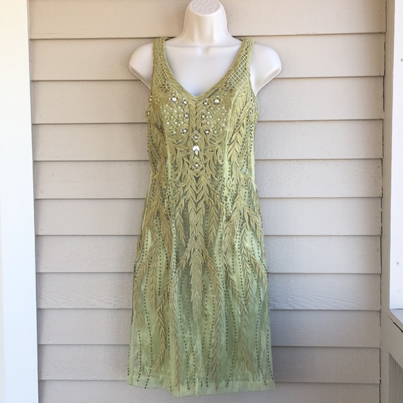 Sue Wong Green Dress - Picture 1 of 5